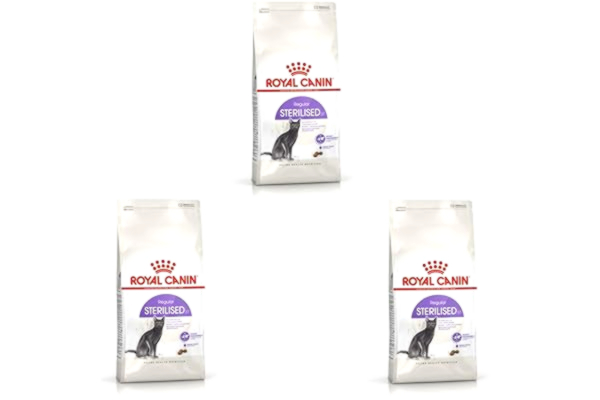 Royal Canin ROYAL CANIN Steriliserad 37 | 3-pack | 3 x 400 g | Torrfoder för kastrerade katter (1 till 7 år) | För att upprätthålla den perfekta kroppsvikten | Med hög proteinhalt