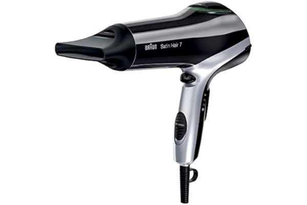 Braun  Satin Hair 7 HD 730 Hair Dryer with IonTec Styling Nozzle and Diffuser 2200 Watt