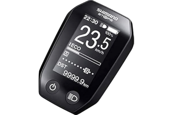 Shimano SHIMANO Unisex volwassenen Sce6010d shimano fietsdisplay, zwart, eenheidsmaat EU
