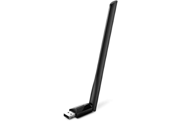 TP-Link  Archer T2U Plus USB-nätverksadapter, AC600, WPS, supports Windows 11/10/7/XP/Mac OS, Linux