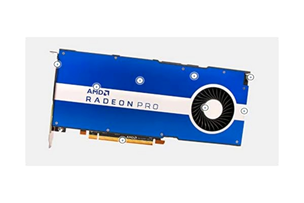 AMD  AMD Radeon Pro W5500 - 8GB GDDR6 RAM - Grafikkort