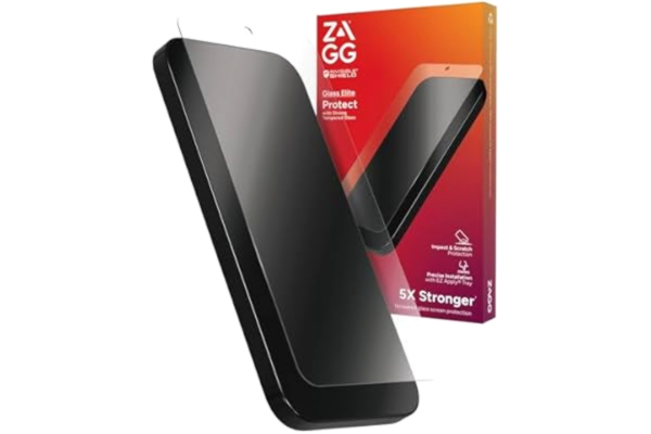 ZAGG  InvisibleShield Glass Elite Härdat Glas Skärmskydd för Samsung Galaxy S24 Plus [6,2 tum], Fungerar med Mobilskal, Fingeravtrycks- och Reptåligt, Stöttåligt, Enkel Applicering (Transparent)