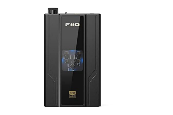Fiio FIIO JadeAudio Q11 Förstärkare för hörlurar Bärbar Högupplöst DAC DSD256 för smartphones/PC/laptop/hem/billjud kompatibel med iOS/Android 3,5/4,4 mm utgång, svart