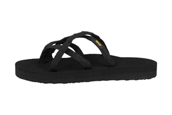 Teva  Dam Olowahu Flipflop, Svart mix B On Black 536, 38 EU