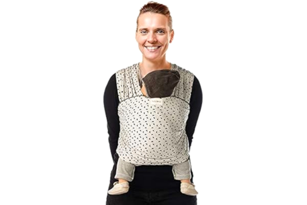 Babylonia  Baby Carrier 100% Organic with Trendy Design - Tricot SLEN Design Model - One Size - Grey