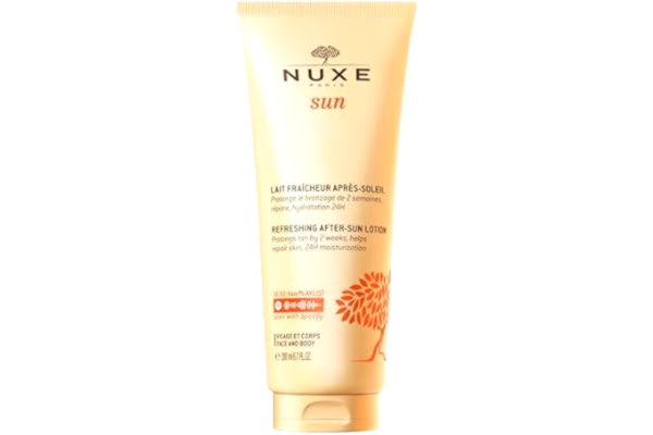 Nuxe  After-Sun Lotion för ansikte och kropp, bevarar solbränna, kokosnöt, (1 x 200 ml)