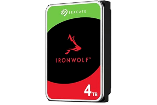 Seagate  IronWolf ST4000VN006 - Harddisk - 4 TB - intern - SATA 6Gb/s - 5400 rpm - buffer: 256 MB - med 3 års Seagate Rescue Data Recovery