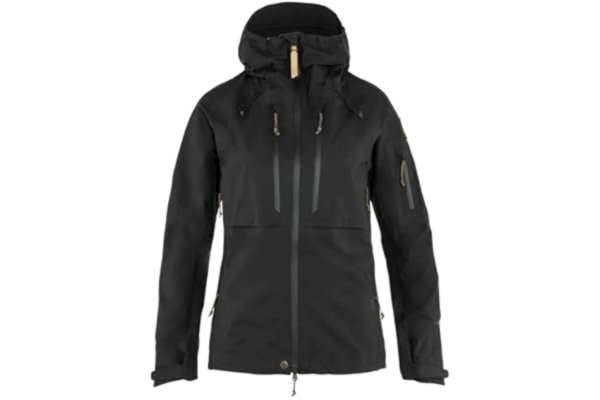 Fjällräven  dam jacka Keb Eco-Shell, svart, M, 89600-550