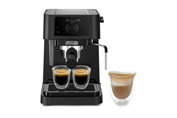 DeLonghi De'Longhi Stilosa EC230.BK, machine à expresso à pompe Barista traditionnelle, expresso et cappuccino, noir
