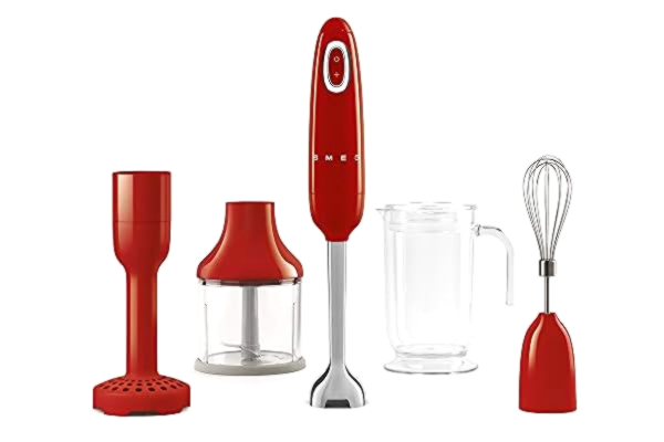 SMEG Smeg HBF02RDEU Hand Blender HBF02RDEU-red, red