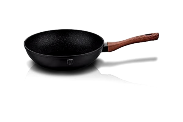 Berlinger Haus WOK GRANITOWY 28cm BERLINGER HAUS BH-1719 EBONY ROSEWOOD