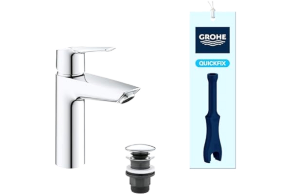 Grohe GROHE QUICKFIX Start | Badrumskran ettgrepp, DN 15 | Krom | M-Size | 24204002