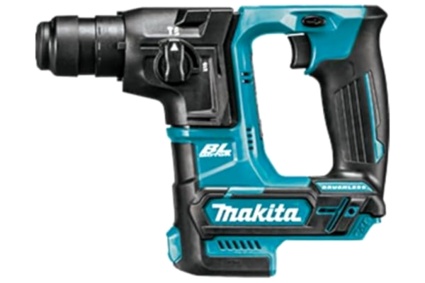 Makita  HR166DZ 12V Max Li-Ion CXT borstlös 16 mm roterande hammare SDS-Plus - batterier och laddare ingår inte blå