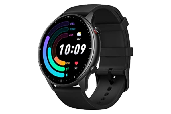 Amazfit  GTR 2e Smart Watch Fitness Tracker with Heart Rate Monitor, Sleep, Stress and SpO2 Monitor, Sports Watch with 90 Sports Modes, GPS, 24 Days Battery Life, Alexa Built-in, Black