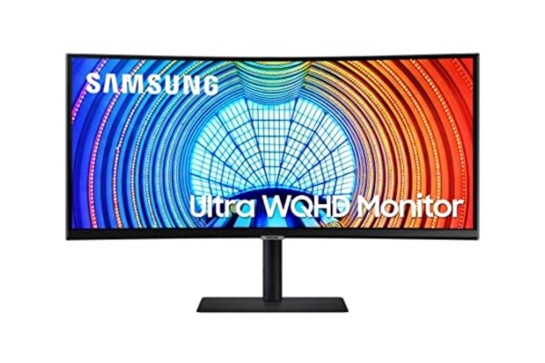 Samsung  Écran PC Professionnel 34'' Série S65UA Noir, Écran incurvé 1000R, Dalle VA, UWQHD (3440 x 1440), HDMI, Display Port, Hub USB, USB-C, Port LAN, Pied Has et Fonction Pivot