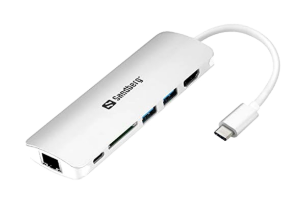 Sandberg  USB C Dock HDMI LAN SD USB, 61 W
