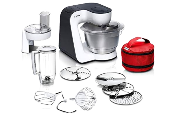 Bosch  MUM50E32DE food processor - food processors (Silver, Stainless steel, Gardy-/K.stecker ohne Erdung, 50/60 Hz, Dough)