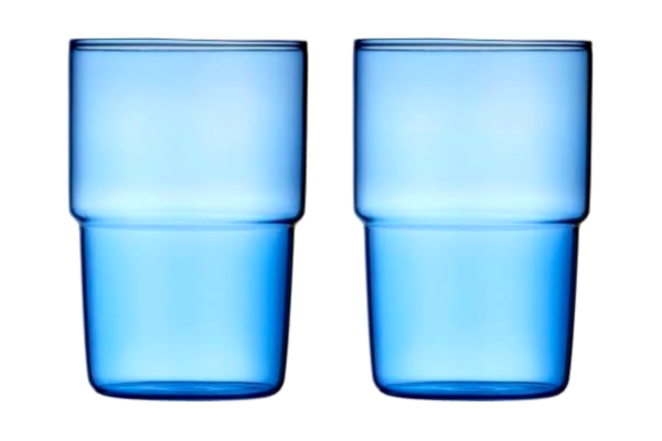 Lyngby Glas  Torino Dricksglas 40 cl 2 st Blå