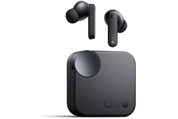 CMF  by Nothing Buds - Trådlösa hörlurar med 42 dB ANC, Transparens-läge, Ultra Bass Technology 2.0, HD-ljud av DIRAC, IP54 damm- och vattentålighet samt dubbel enhetsanslutning - Mörkgrå