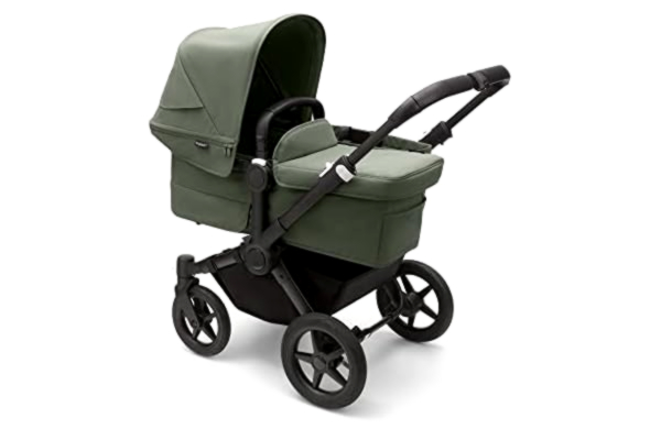 Bugaboo  Donkey 5 Mineral Mono Complete Stroller Black/Forest green Mono Complete Stroller Black/Forest green-Forest green