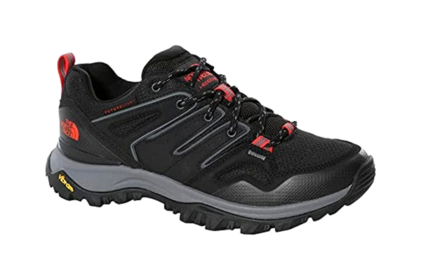 The North Face THE NORTH FACE Dames Hedgehog Wandelschoen, TNF zwart/horizon rood, 40,5 EU, Tnf Black Horizon Red, 40.5 EU