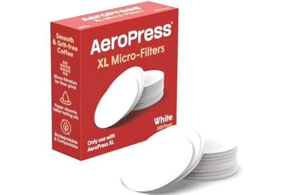 Aerobie AeroPress XL Ersättningsfilterpaket – Mikrofilter för AeroPress XL Espresso-Kaffebryggare (200 st)