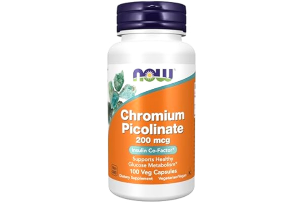 Now Foods Nu Foods Krom PICOLINATE, 100 kepsar 200MCG