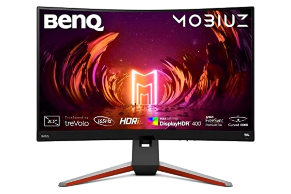 Benq BenQ MOBIUZ EX3210R Curved Gaming Monitor (32 inch, 1440P, 165 Hz, 1ms, HDR 400, FreeSync Premium Pro, afstandsbediening, 144 Hz compatibel)