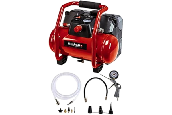 Einhell  TE-AC 36/6/8 Li OF akku kompressor med tilbehør 8 Bar 6 liter 2x18V u/batteri og lader