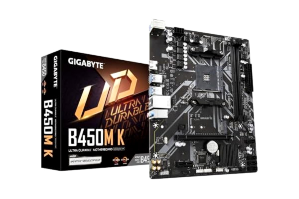 Gigabyte  B450M K (Socket AM4/B450/DDR4/S-ATA 600/Micro ATX)