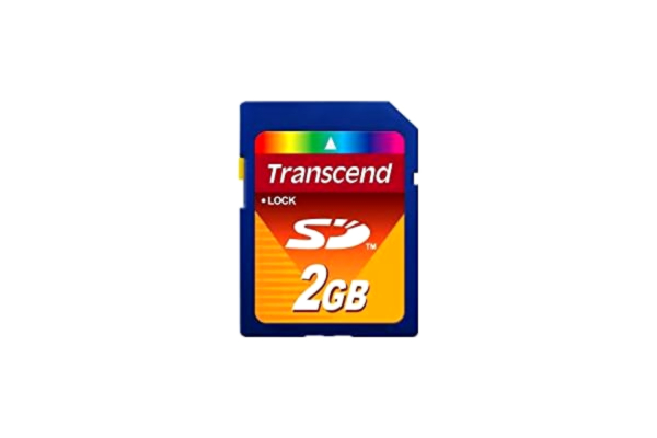 Transcend  TS2GSDC SD Kort, 2 GB, Blå