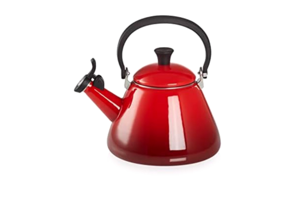 Le Creuset  Bouilloire, Capacité : 1,6 l, Anses en acier émaillé/phénol, Kone, Rouge cerise