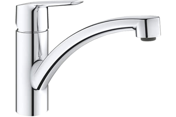Grohe GROHE QUICKFIX Start diskbänkskran Start, 140° rotation, kökskran enkel installation och rengöring, krom, 30530002 (tysk import)