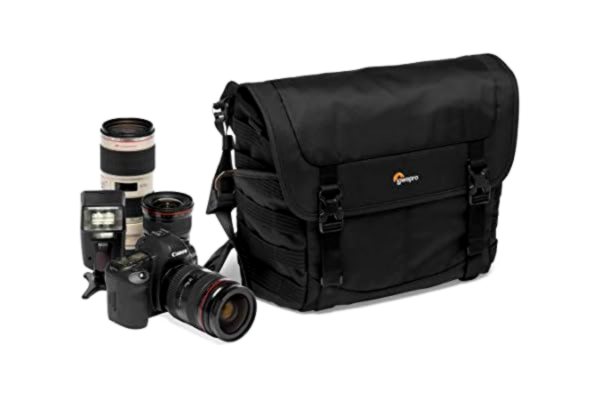 Lowepro  ProTactic MG 160 AW II Spegelfri och DSLR-messenger – med QuickShelf avdelarsystem – kamerautrustning till personliga tillhörigheter – för Mirrorless Like Sony Apha9 – LP37266-PWW, svart