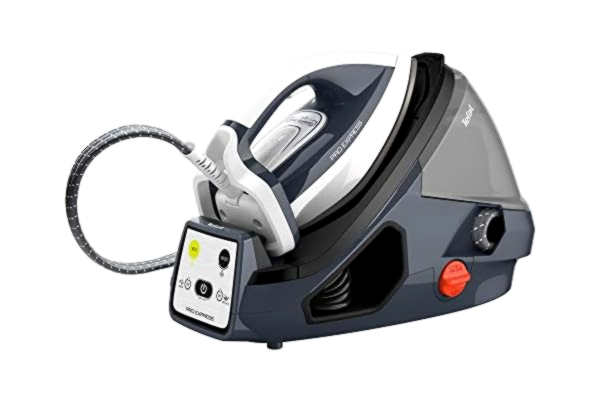 Tefal  GV7832 Pro Express stacja parowa | 7,5 bar | pojemność zbiornika na wodę 1,6 l | kolektor antywapienny | stała ilość pary 120 g/min | dodatkowy wyrzut pary 500 g/min | funkcja Eco | biały/szary