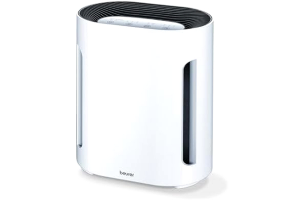 Beurer  LR 210 luftrenare, HEPA-filter H13, filtrerar damm, djurhår, lukt, bakterier och virus, timer och nattläge, för rum upp till 26 m² - Beurer, vit,