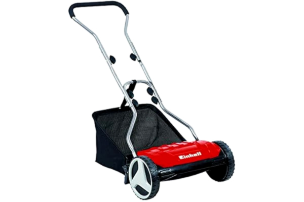 Einhell  GE-HM 38 S-F Handgrasmaaier, 38 cm maaibreedte, contactloze snijtechniek, kogelvormige maaispil, grote wielen, 26 liter grasopvangbak