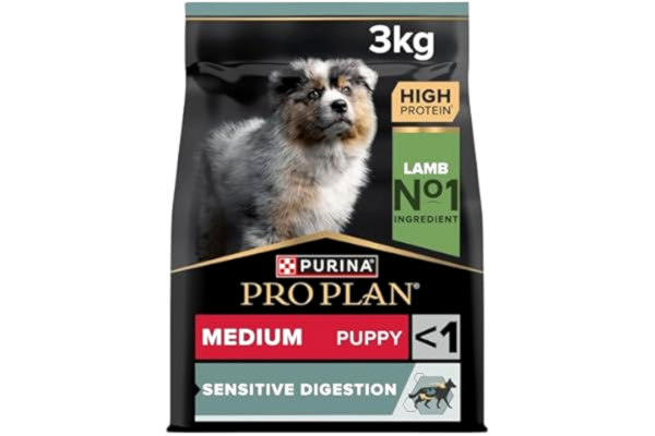Purina ProPlan PURINA PRO PLAN Medium valpfoder torr med OPTIDITET, rik på lamm, 1-pack (1 x 3 kg)