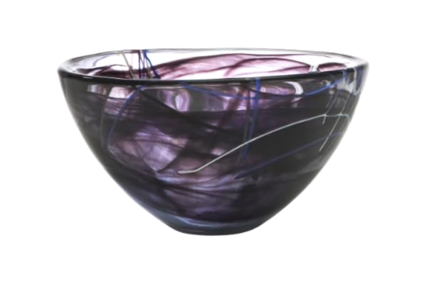 Kosta Boda  Contrast Bowl Black