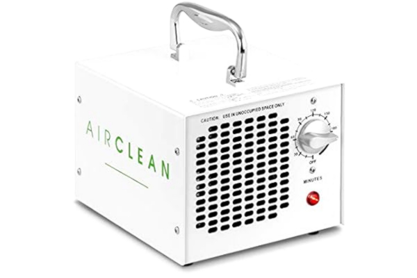 Ulsonix  Générateur D'Ozone Purificateur d'air avec Ozone Ozoneur Ozonisateur Ozonateur Ozoniseur AIRCLEAN 4G-WM1 (4 000 MG/h, 65 W, Ventilateur 97,5 m³/h, Minuterie 180 Min, Acier Revêtu)