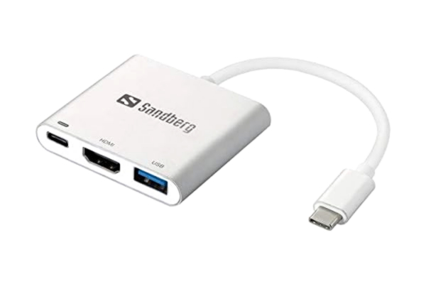 Sandberg  USB-C mini-dockning HDMI USB-kabel