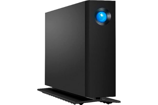 LaCie  d2 Professional, 10 TB, Extern Hårsddisk, USB-C, 7200 RPM, företagsenheter, för Mac och PC, 1 månad Adobe CC, 5 års Rescue Services (STHA10000800)