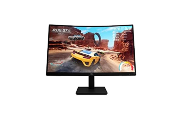 HP  X27qc Curved Gaming-Monitor 68,58cm (27 Zoll) (QHD, VA, 1ms, HDMI, DisplayPort, AMD FreeSync, 165Hz)