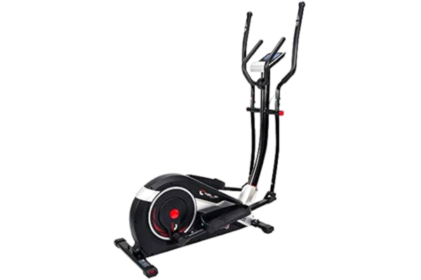 Top Sport Christopeit Sport ergometer AX 8000 svart – 24-stegs stegmotstånd – upp till 150 kg vikt – 8 kg magnetbromssystem