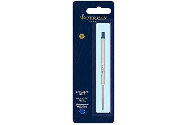 Maxima Waterman Ballpoint Pen Refill | Mediumspets med blått bläck | 1 st.