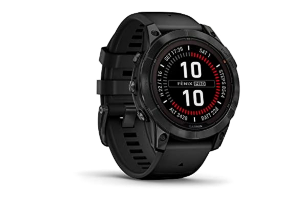Garmin  fenix 7 Pro Solar, Smartklocka, Slate Gray Small w/Blk Bnd