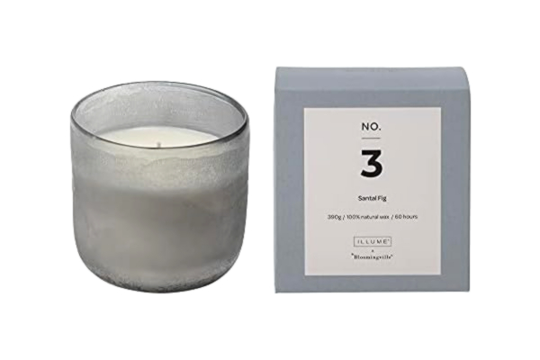 Bloomingville  Doftljus NO. 3 – Santal Fig, blå, naturligt vax