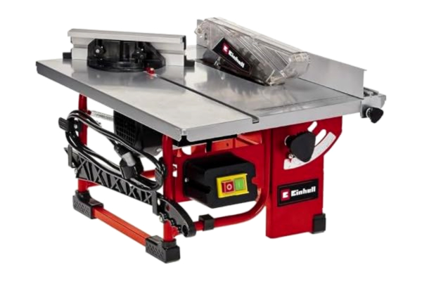 Einhell  Bordssåg TC-TS 200 (max. 800 W, Ø200x16 mm sågbladet, mobil, vinkelstopp (+/- 60°), parallella stoppklämmor på båda sidor, sågblad och verktyg, rivkniv, tryckpinne)