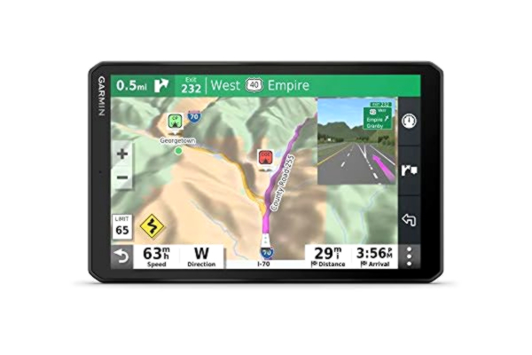 Garmin  Camper 890MT-D Advanced Camper Sat Nav with 8 Inch Touch Display, Digital Traffic and Voice-Activated Navigation, Black