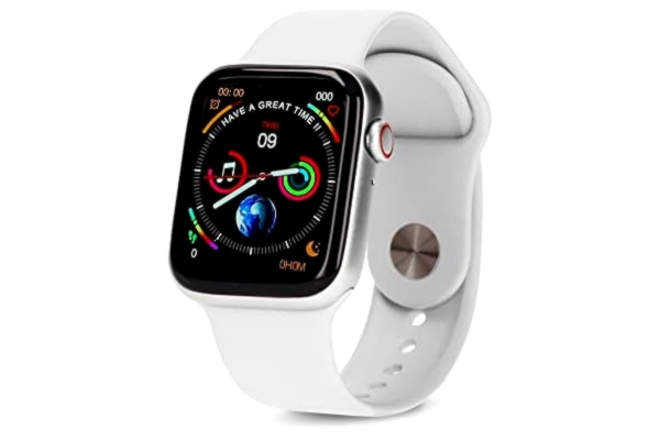 Ksix KSIX Urban 2 Smartwatch, 4,9 cm (1,75 inch), 44 mm, IPS, Bluetooth, hartslagmeter, 24 uur en slaapmonitoring, wit